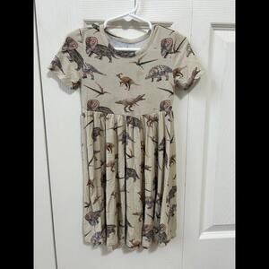 Posh Peanut Dino Twirl Dress